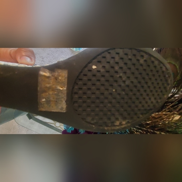 Women's Black and White Platform Wedges - Picture 9 of 9